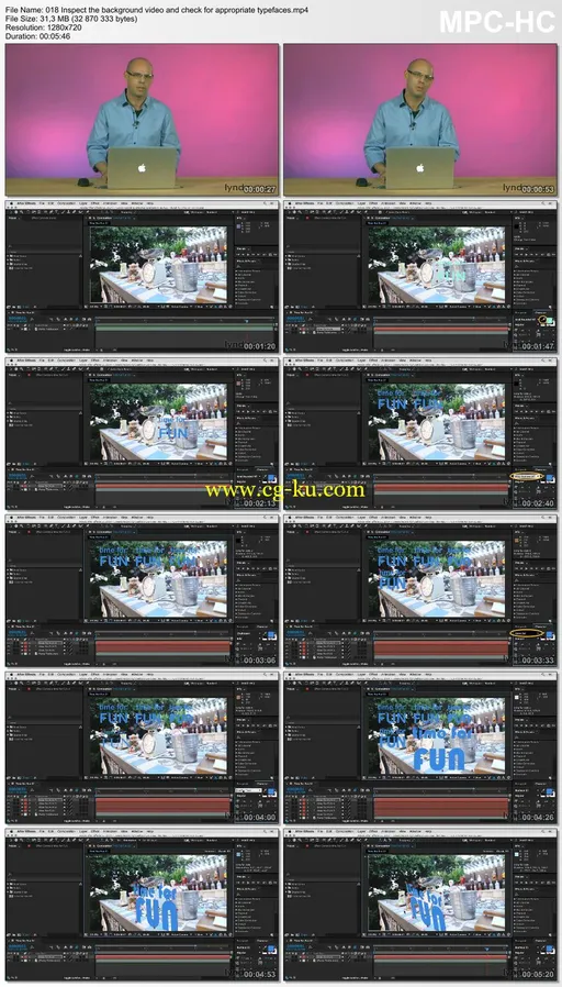 Lynda – After Effects Guru: Integrating Type into Video的图片1