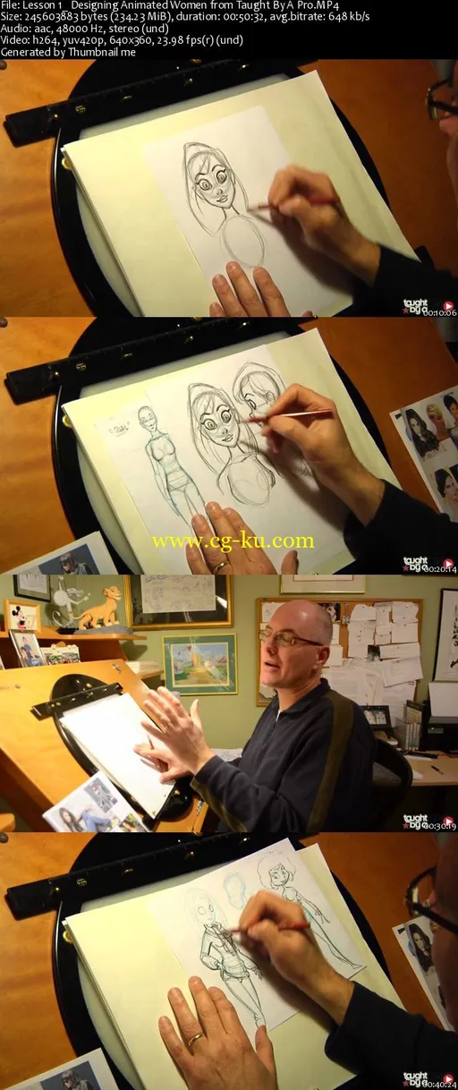 Taught By A Pro – Designing Animated Women with Tom Bancroft的图片2