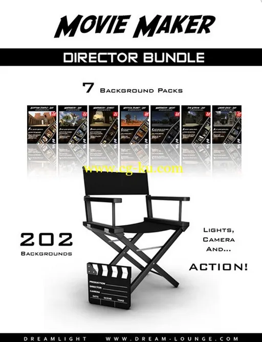 Movie Maker Director Bundle 360度全景背景包的图片1