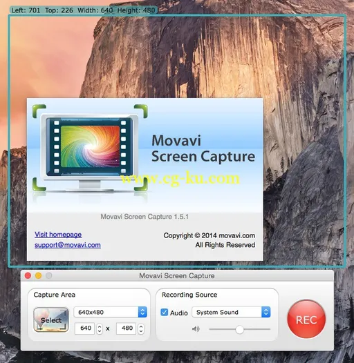 Movavi Screen Capture for Mac 1.5.1 Multilangual MacOSX的图片2