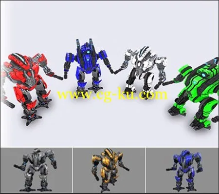 Low Poly Animated Robots的图片1