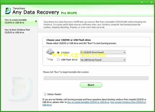 Tenorshare Any Data Recovery Pro WinPE 4.8.0.0 Build 2014.12.25的图片1