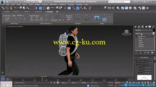 3ds Max 2014人群填充动画教程 Dixxl Tuxxs – Creating Crowds with Populate in 3ds Max的图片3