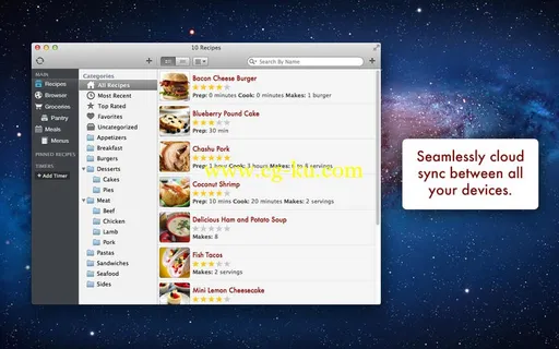 Paprika Recipe Manager v2.1.2 Multilingual MacOSX的图片1