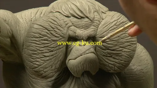 猩猩角色雕刻教程 The Gnomon Workshop Sculpting a Stylized Character with David Meng的图片1