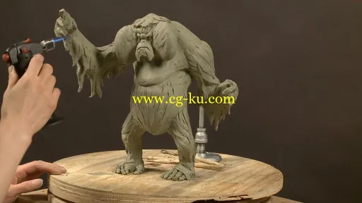 猩猩角色雕刻教程 The Gnomon Workshop Sculpting a Stylized Character with David Meng的图片3