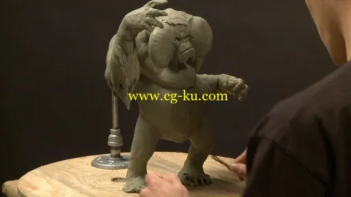 猩猩角色雕刻教程 The Gnomon Workshop Sculpting a Stylized Character with David Meng的图片6