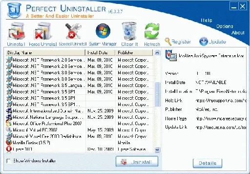 Perfect Uninstaller 6.3.4.1的图片1