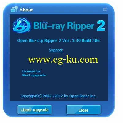 Open Blu-ray Ripper 2.30 Build 506 蓝光光盘抓取工具的图片2