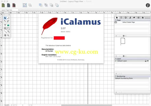 iCalamus 2.07 build 16451 Multilingual MacOSX的图片2