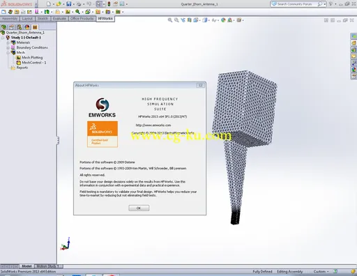 EMS HFWorks 2013 SP1.0 for SolidWorks 2013的图片2