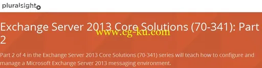 Exchange Server 2013 Core Solutions (70-341): Part 2的图片1