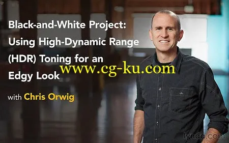 Lynda – Black-and-White Project: Using High-Dynamic Range (HDR) Toning for an Edgy Look (w/Project Files)的图片1