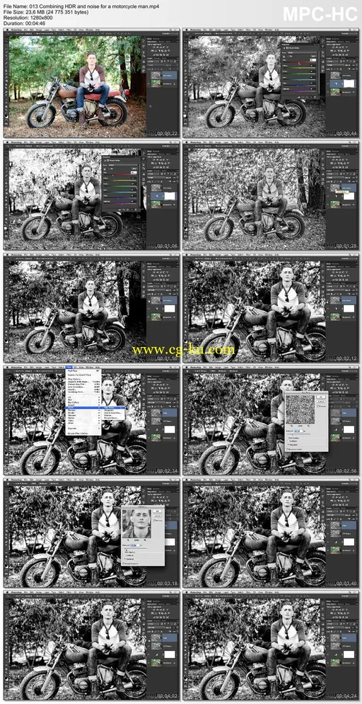 Lynda – Black-and-White Project: Using High-Dynamic Range (HDR) Toning for an Edgy Look (w/Project Files)的图片2