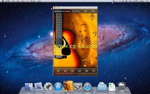 Easy Guitar Tuner v1.6 Retail MacOSX的图片1