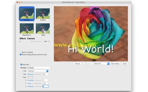 Photo Effects 2 Visual Effects v4.0.0 MacOSX的图片1