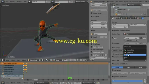 CgCookie – Parkour Character Animation in Blender (2014)的图片3