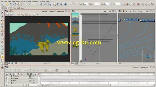 Animating a Multi-Plane Scene in Toon Boom Animate Pro的图片3