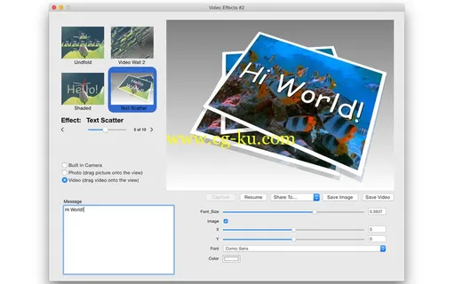 Video Effects 2 Text v4.0.0 MacOSX的图片1