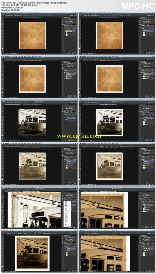 Lynda – Creating Distressed and Vintage Photo Effects with Photoshop的图片2