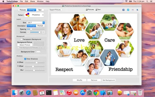 TurboCollage Collage Creator v5.2.1 MacOSX的图片2