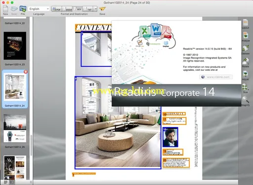 Readiris Corporate 14.0.15 build 843 Multilangual MacOSX的图片2