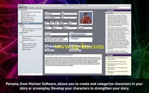 Mariner Software Persona 1.3.0 MacOSX的图片1