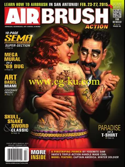 Airbrush Action – January/February 2015-P2P的图片1