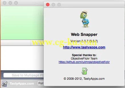 Web Snapper 3.3.7 MacOSX的图片2