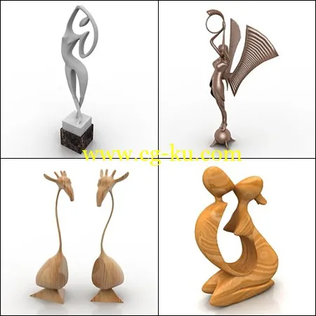 3D Models Figurines 4x3Dmax的图片1
