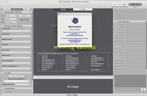 DSLR Assistant 2.4 Mac OS X的图片2