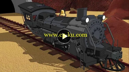 Modeling and Rendering a Cartoon Train in Maya的图片1