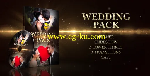 婚礼AE模板 Wedding Pack – VideoHive After Effects Project的图片1