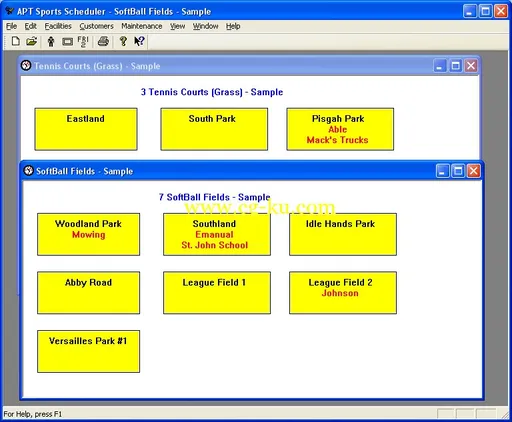 APT Computer Solutions APT Sports Scheduler 2.07的图片1