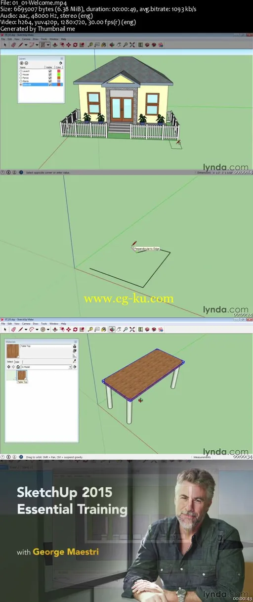 Lynda – SketchUp 2015 Essential Training的图片1