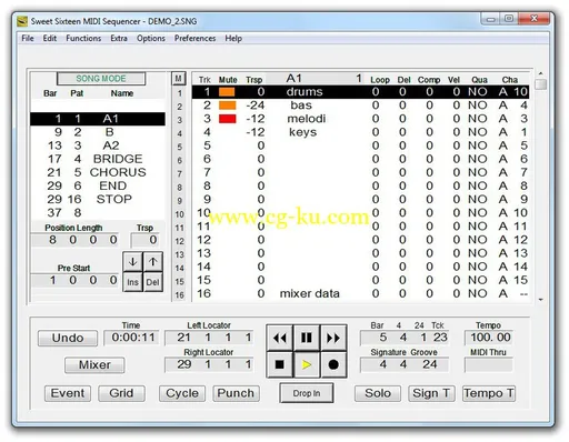 Roni Music Sweet Sixteen MIDI Sequencer v3.3.8的图片1