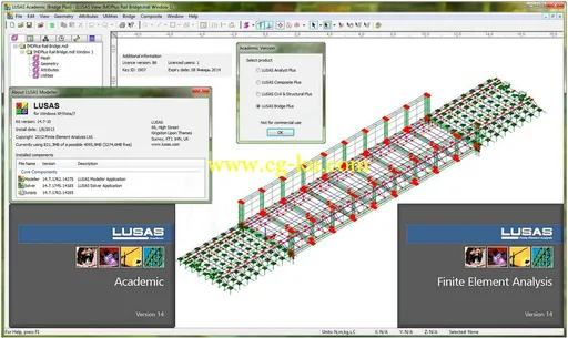 LUSAS Finite Element Analysis Suite (Academic) 14.7.10 极限承载有限元分析的图片2