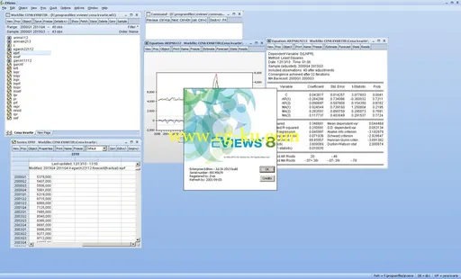 EViews 8 Enterprise Edition的图片1