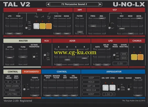 Togu Audio Line TAL-U-NO-LX 2.64 WiN MacOSX的图片1