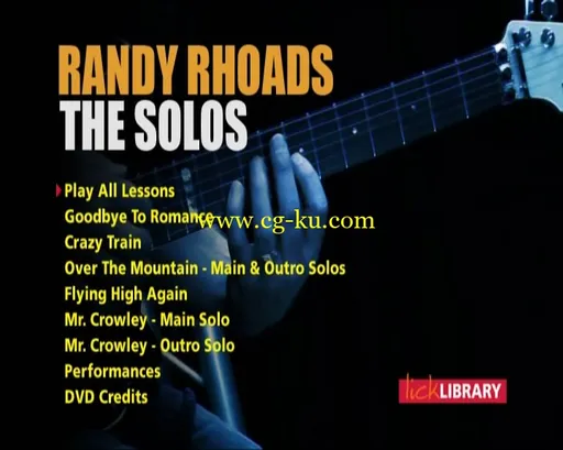 Learn to Play Randy Rhoads – The Solos的图片2