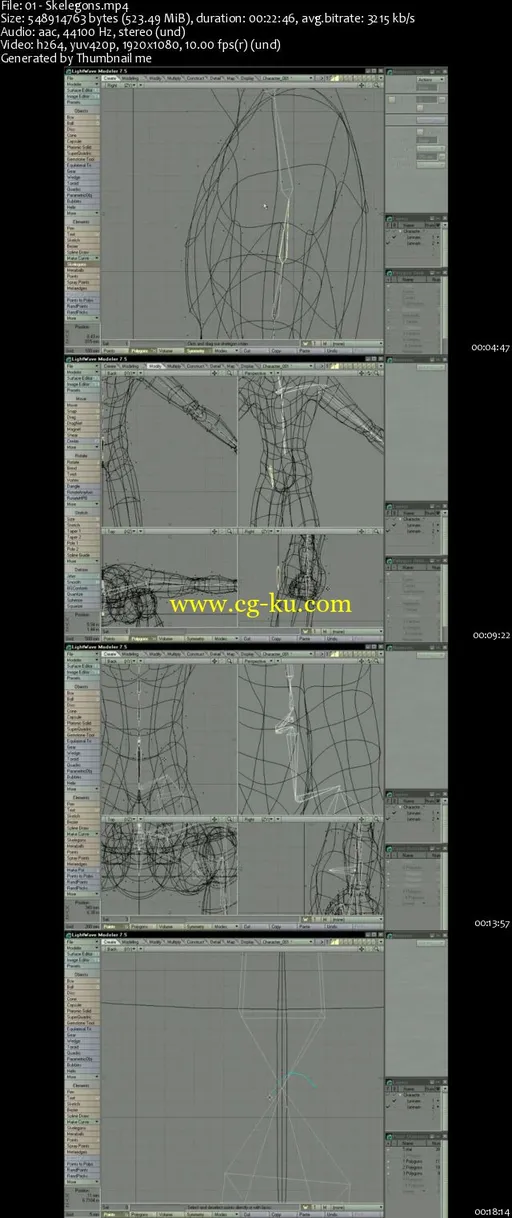 Simplylightwave – Character Rigging, Deformations and Walk Cycle的图片2