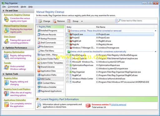 Reg Organizer 7.70 Multilingual的图片1