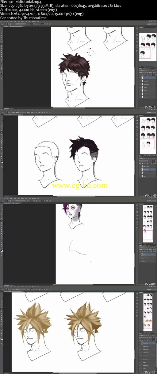 Sakimichan Short Hair Tutorial的图片1