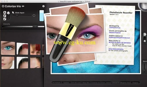 PhotoDazzle Beautifier 1.5.1 Mac OS X的图片2