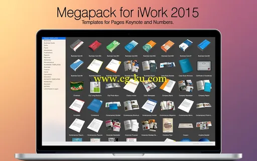 Megapack for iWork 2015 v2.3 MacOSX的图片1