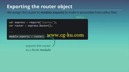 CodeSchool – Building Blocks of Express.js (2014)的图片1