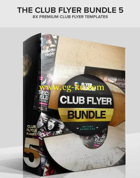 俱乐部传单 FlyerHeroes – The Club Flyer Bundle 05的图片1