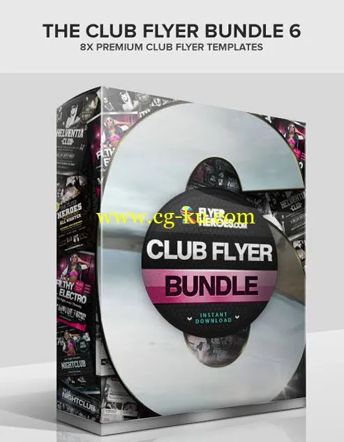 俱乐部传单 FlyerHeroes – The Club Flyer Bundle 06的图片1