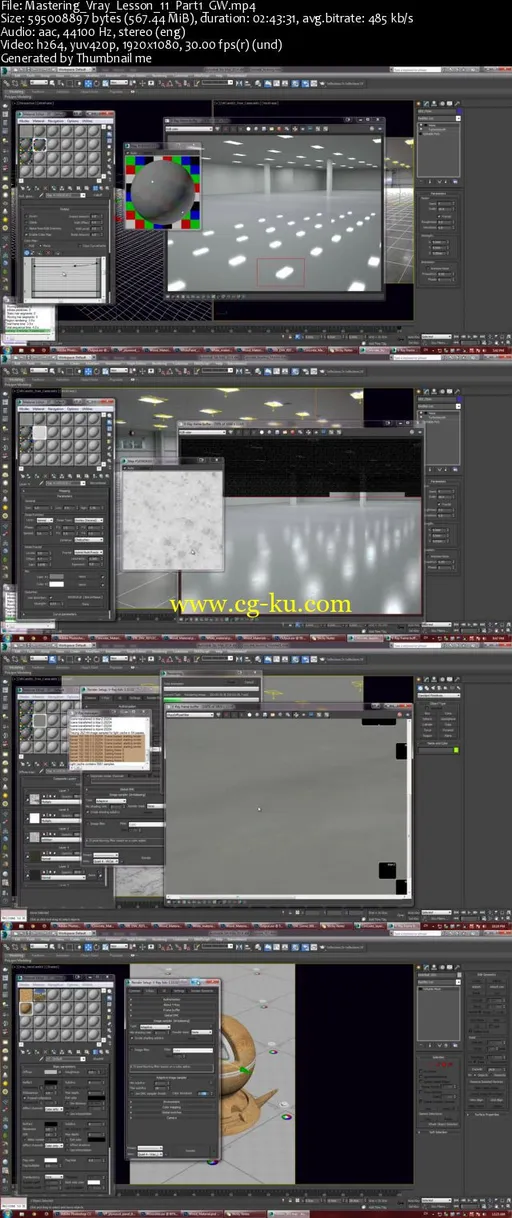 Mastering V-Ray by Grant Warwick Lesson 10 & 11的图片1