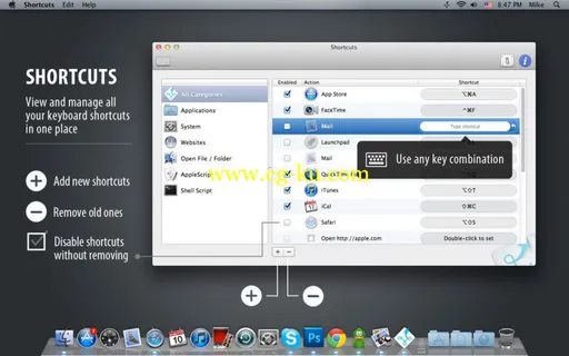 Nulana Shortcuts 2.1 Multilingual MacOSX的图片1